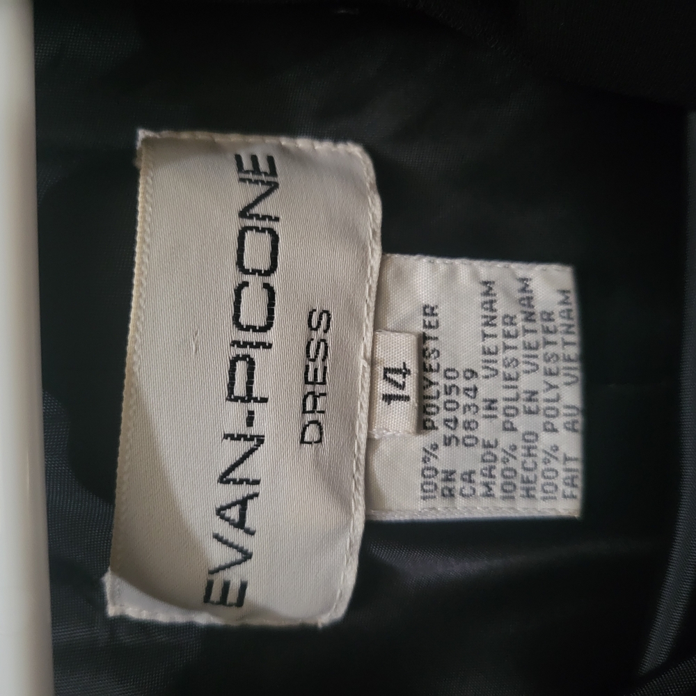 Evan-Picone Black Dress